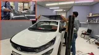 My New Altroz Got BLACK ROOF: इसे कहते हैं काम 🤤 I Roof Wrap  I Tata Altroz 2021 | Altroz Modified