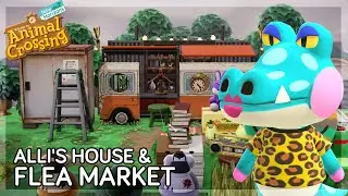 Flea Market 💸 (speed build) // Swampcore Island // Animal Crossing