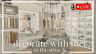 The Davis Residence - Decorate With Me | The Sims 4 Livestream