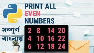 Beginner Python Trick Print All Even Numbers Up to 50 💻✨