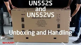MultiSync&reg; UN552S and UN552VS Unboxing: Large Surface Perfection