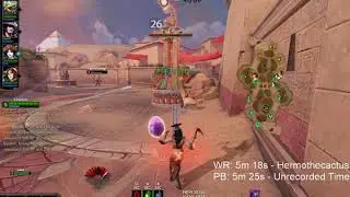 Smite Clash Practice Speedrun: 5m 25s - only 7 seconds off WR