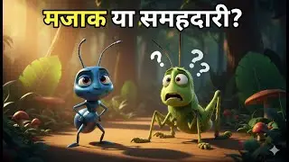 Ant & Grasshopper🐜🦗 | मज़ाक या समझदारी? | Ant & Grasshopper Moral Story