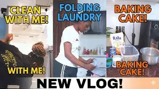 7NIGHT TO MORNING RESET ROUTINE||Fridge deep cleaning, laundry organizing,Baking vanilla cake