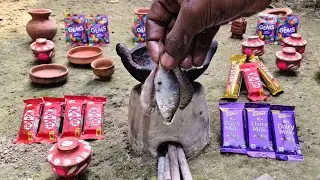 Cadbury 5Star Mini Cooking Fish Recipe na Real fish cooked in a small clay oven. Tasty cooking