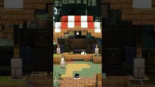 A simple medieval shop that you should add to your Minecraft base! #minecraft #reimiho #howtobuild