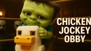 ESCAPE EVIL CHICKEN JOCKEY MANSION OBBY 😰😶 #roblox #gaming #trending #youtube #games