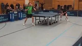 Krcil vs Weber 1 TV Hilpoltstein vs Thalkirchen 20191130 Tischtennis Regionalliga Stativ  3