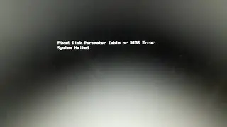 2003 Compaq N800v Fixed Disk Parameter Table or BIOS error message + keyboard sound