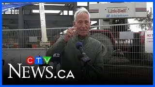 Beam-signing ceremony for North Bay arena