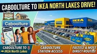 Caboolture to IKEA North Lakes Drive | Scenic Brisbane Suburbs Road Trip #caboolture #ikea