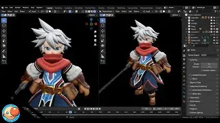 Making a Game-Ready Stylized Character in Blender (Full Workflow)