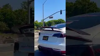 This Modified Tesla sounds like a Lamborghini V12 Exhaust Sound