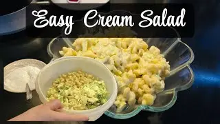 Easy Cream Salad Recipe| Perfect for Dawat & BBQ
