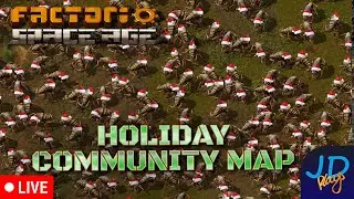 🔴 Live 🚀 🚛 Factorio - Community Map ⚙ Exterminate them all ⚙ !server to join