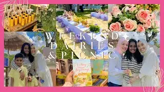 WEEKEND DIARIES & PICNIC | spring cleaning, inspo searching, Gigi & Grow and Glow picnic 🧺