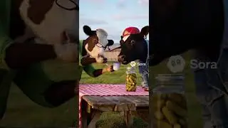 The Secret Life of Cows - #ai #video #comedy #cow #farmlife