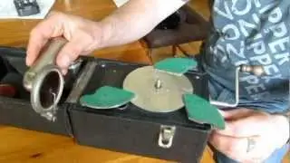 1920's Portable Gramophone Demonstration