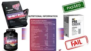 Repfuel nutrition WHEY IN LAB TEST With MB Procheck Kit @MuscleBlaze @repfuelsports