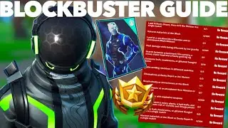 How to Complete the Blockbuster Challenges FAST in Fortnite Season 10 | Fortnite Blockbuster GUIDE