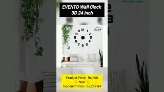 3D wall clock #viralshort #shorts