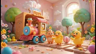Tidy Up Train | Kids Song | Nursery Rhyme | Cleaning & Organization for Toddlers & Preschoolers