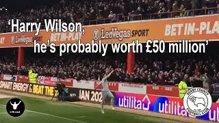 Derby fans away at Brentford