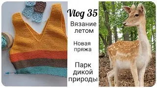 Vlog 35 Вязание летом || Новая пряжа || Парк дикой природы Wild und Wanderpark Silz