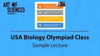 USA Biology Olympiad Sample Lecture