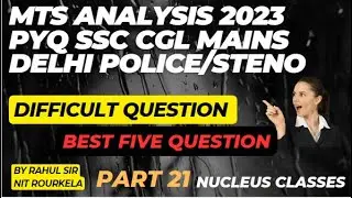 SSC MTS 2023 ANALYSIS|SSC CGL  TIER 2#SSC CGL PYQ#BEST ANALYSIS#important #HARD Questions #CHSL#MTS