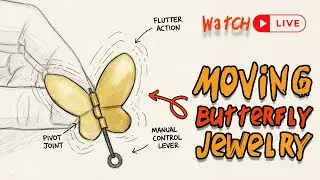 Building A Jewelry That Flies: Kinetic Bronze Butterfly 🦋