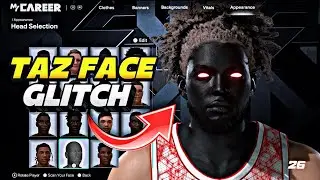 *NEW* HOW TO GET TAZ FACE GLITCH AFTER PATCH IN NBA 2k26!