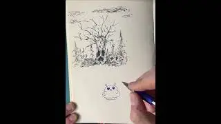 hiby #art #nature#peinting#peinture#красота#рисование#пейзаж #short #shorts #pencil #artist