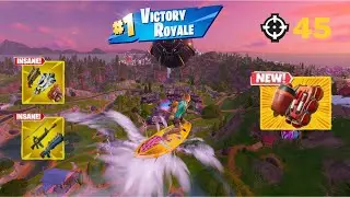 45 Elimination Fortnite  High Kill Solo Win Gameplay Zero Build (Fortnite Chapter 7 PC)