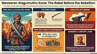Maveeran Alagumuthu Kone: The First Warrior Who Defied the British in India #freedomstruggle