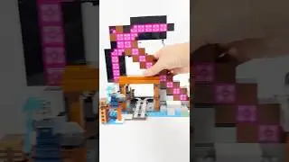 Giant LEGO Minecraft 21277 The Pickaxe Mine #minecraft #lego #shorts