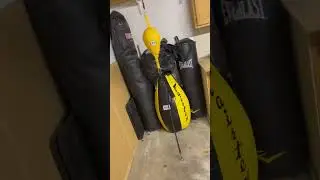 fixed up boxing gym a little