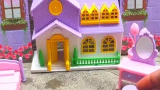 unboxing hello kitty mini kitchen set | Dollhouse makover | Hello kitty toy house