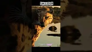 The Blood Saber🐅 #Smilodon #IceAgePredator #PrehistoricBeast #ExtinctAnimals #WildlifeShorts