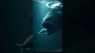 A Giant Fish Swallows a Small Fish 😱#shorts