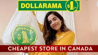 DOLLARAMA | CHEAPEST STORE FOR INTERNATIONAL STUDENTS & NEW IMMIGRANTS IN CANADA | ALL UNDER 4$