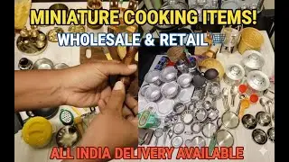Miniature Kitchen Items for Sale 🍳 | Pretend Play Kitchen Toys | WhatsApp Catalogue  Manasvini Fancy