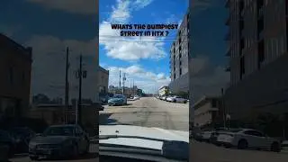 What's the bumpiest street in HTX ? #shorts #houston #youtubeshorts