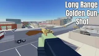 long range golden gun shot