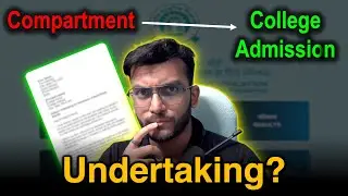 How Compartment Students Can Take College Admission After The Result? | Undertaking | AD Classes