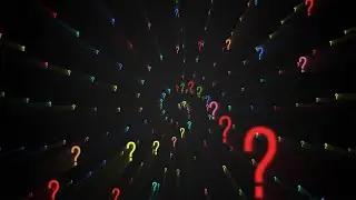 Question Marks Forming Background - 2 clips