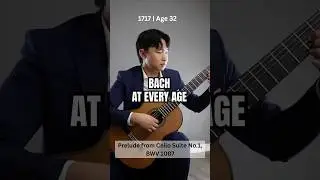 Bach&rsquo;s Life in 47 Seconds #acousticguitar #classicalguitar #guitar