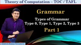 Types of Grammar || Type 0, Type 1, Type 2, Type3 Grammar || Lecture 1 of 3