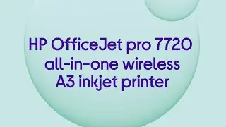 HP OfficeJet Pro 7720 All-in-One Wireless A3 Inkjet Printer with Fax - Quick Look