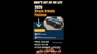 #shorts #whatshotonthelot 2020 Nissan Armada Platinum